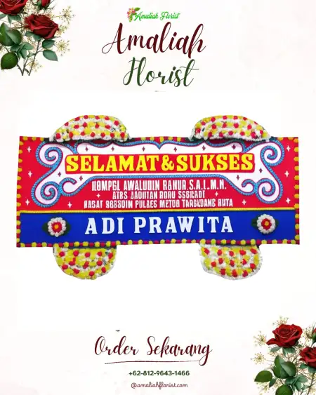 Papan Bunga Ucapan Selamat Banjararum